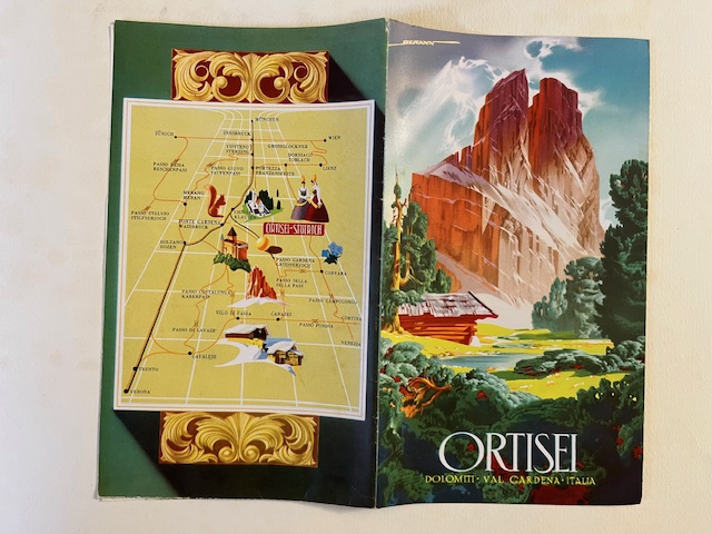 Ortisei. Dolomiti, Val Gardena (pieghevole)